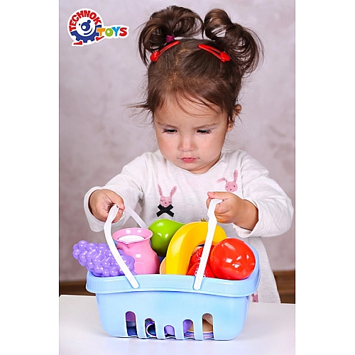 Игрушечный набор посуды с корзиной для пикника "ТехноК" (арт. 7242)