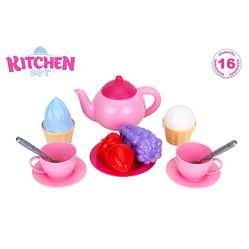 Іграшковий набір посуду для чаювання "ТехноК" (арт. 7259) – якість та розваги!