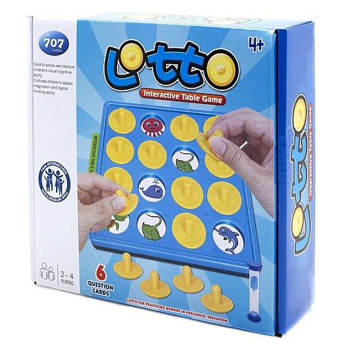 Настільна Гра Лото: Весела Вікторина головоломка з пісочним годинником 707-A9