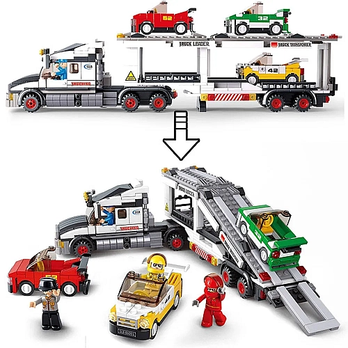 Конструктор Sluban Трейлер - 638 деталей, модель M38-B0339 для дітей