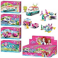 Конструктор SLUBAN M38-B0921 4 види транспорту 461 деталь