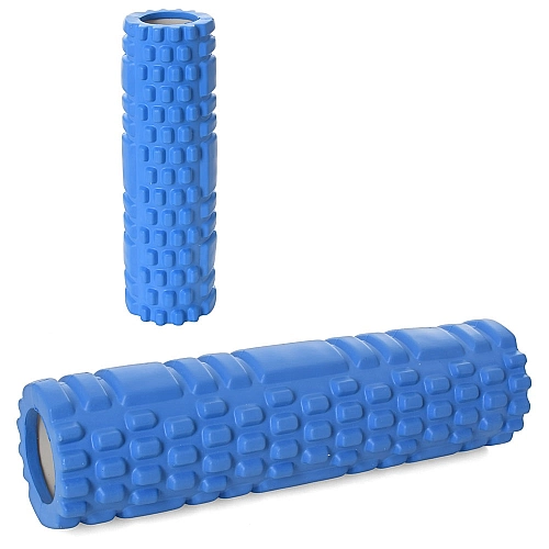 Масажний МФР ролик MS1836-BL: Валик для спини, фітнесу та йоги