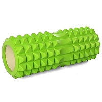 Ролик масажний для йоги, фітнесу, пілатесу MS0857-4-GR