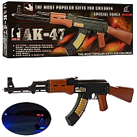 Іграшковий автомат Ак-47 зі світлом та звуком на батарейках 800B-1-2