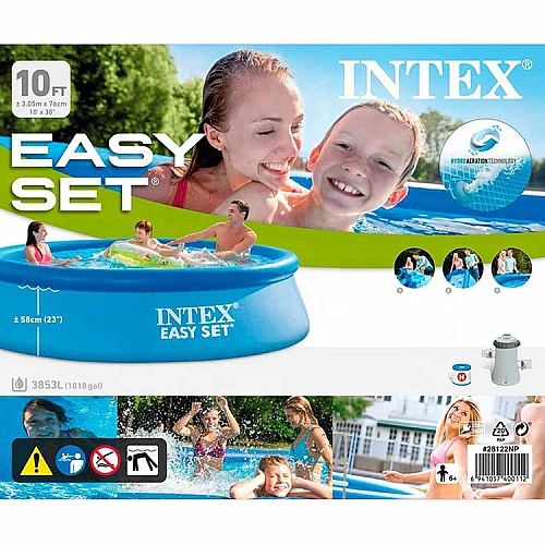 Басейн Intex Easy Set 28122 круглий 305×76 см з фільтр-насосом 1250 л/год