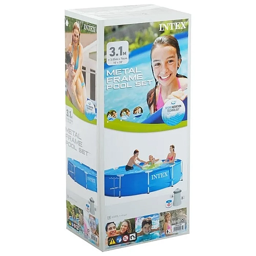 Басейн каркасний Intex 305×76 см з фільтр-насосом 1250 л/год