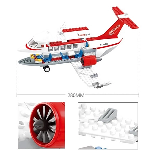 Конструктор Sluban Авиация, Самолет 275 деталей M38-B0365