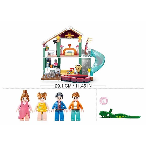 Конструктор Sluban Загородный Дом 439 деталей M38-B0961