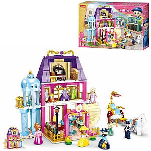 Конструктор Sluban Торговый центр (Салон красоты) 526 деталей M38-B0876