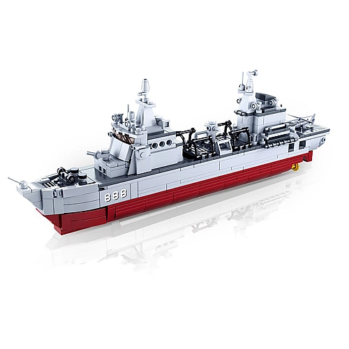 Конструктор Sluban Военный Корабль поставки 497 деталей M38-B0701