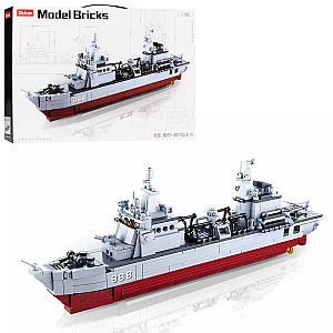 Конструктор Sluban Военный Корабль поставки 497 деталей M38-B0701