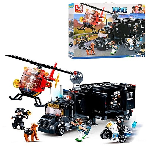 Конструктор Sluban Поліція, Трейлер Спецпідрозділу 540 деталей M38-B0659