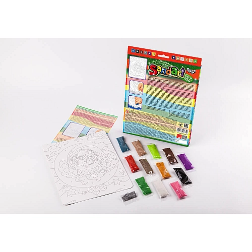 Фреска – картина из песка Sand Art Сова SA-01-03