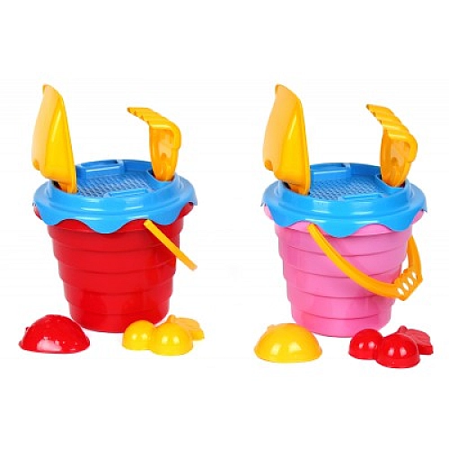 Пісочний набір для дітей "Ребро 0489" – великий, з міцного пластику