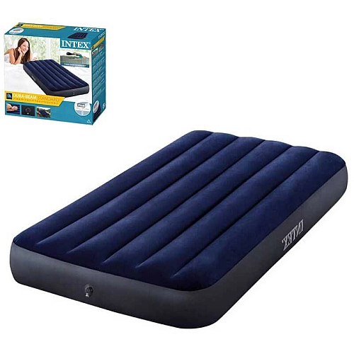 Intex Велюр матрац 64757 (4) одномісний, 191х99х25 см, в коробці