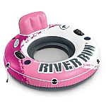 Надувне коло-крісло INTEX 56824 EU "River Run" 135см з ручками, до 100кг
