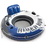 Надувне коло-крісло INTEX 58825EU River Run 135см з ручками до 100кг
