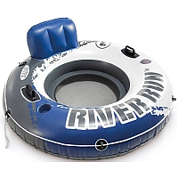 Надувне коло-крісло INTEX 58825EU River Run 135см з ручками до 100кг