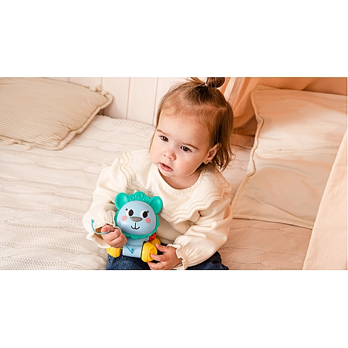 Каталочка Kids Hits Лама з рухливою головою та шнурком для тягнення KH22/001