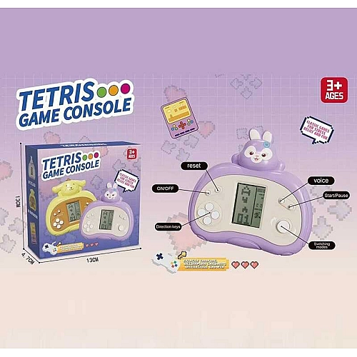 Тетрис BY 6047-12 (120/2) герой, регулювання гучності, класичні ігри, звук, на батарейках, рівні складності