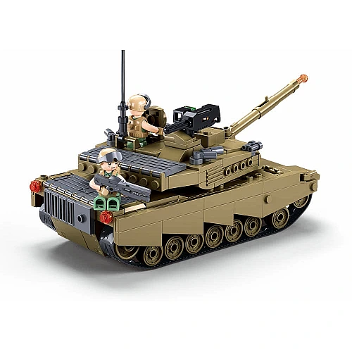 Конструктор Sluban M38-B1256 Основний бойовий танк OEF-M1XS, 322 деталі, 2 фігурки, серія Army