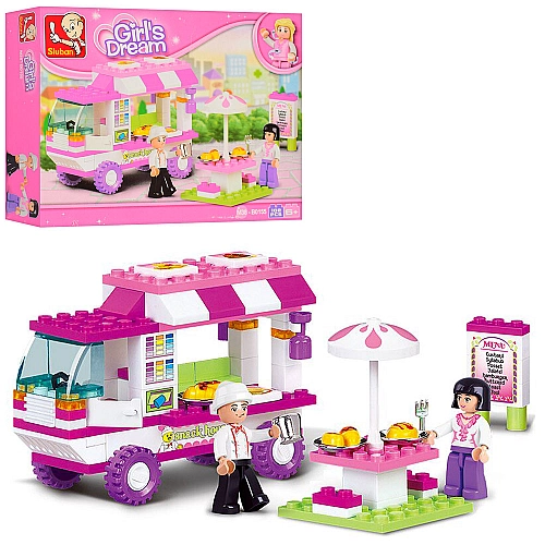 Детский Конструктор Sluban "Кафе на колесах" 102 детали M38-B0155