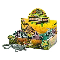 Тваринна крокодил 7206, силікон-тягучка 12 шт в дисплеї 27-20-7 см