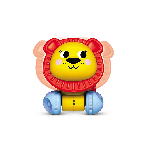 Каталочка Kids Hits Лев з рухливою головою та шнурком для тягнення KH22/002