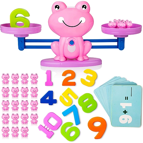 Розвиваюча гра цифровий баланс математичні ваги рожева жаба SSD-6688