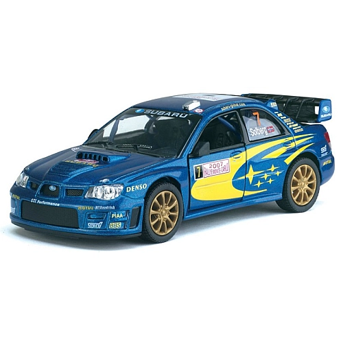 Машина метал "KINSMART" KT5328W (96шт/4) "Subaru Impreza WRC 2007", в коробці 16*8*7,5см