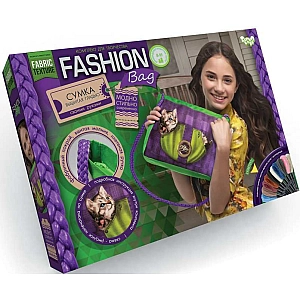 Набір Сумка вишита гладдю "Fashion Bag" FBG-01-05 кошеня