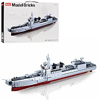 Конструктор Sluban ModelBricks M38-B0700 «Військовий есмінець», 578 деталей, масштаб 1:450