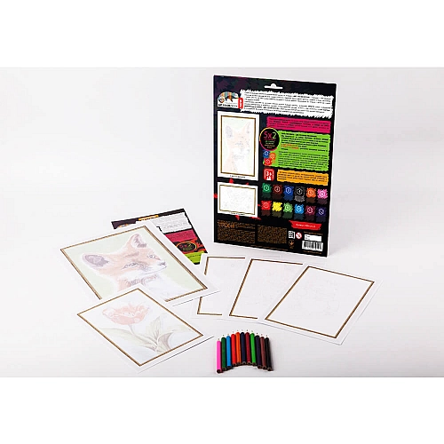 Набір розмальовки олівцями PBN-01-01
