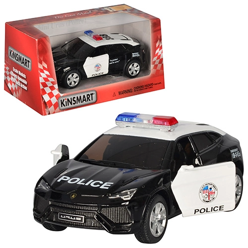 Машинка металлическая Kinsmart 1:38 Lamborghini Urus Police KT5368WP