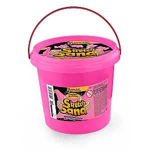 Кінетичний пісок "Stretch Sand" рожевий 700 г у відрі STS-01-01