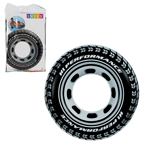 Надувне коло 91см INTEX 59252 "Шина" до 60кг, від 9 років