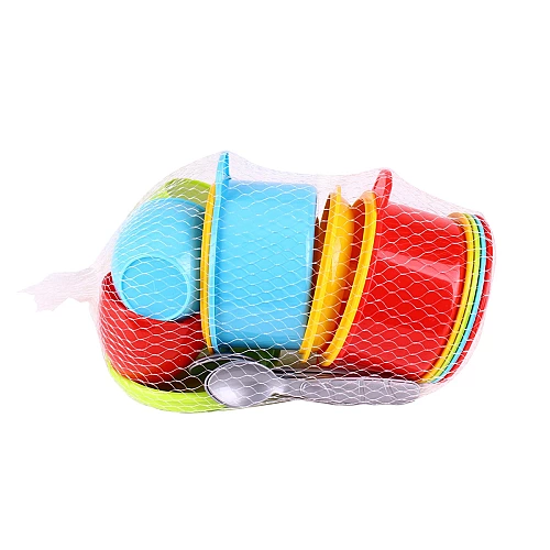 Игровой набор посуды Маринка 1 ТехноК (арт. 0687): кастрюли, сковорода и чайный сервис на 4 персоны