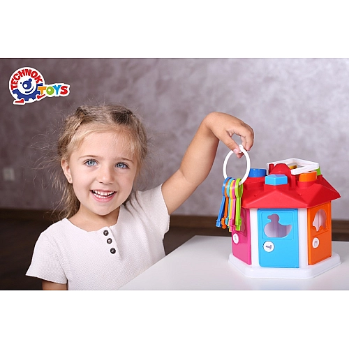 Розвиваюча іграшка Будиночок-сортер "Розумний малюк" ТехноК 2438
