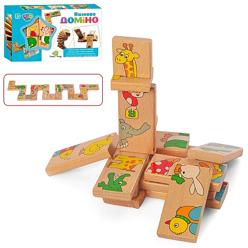 Дерев'яна іграшка Доміно MD 2146 Тварини