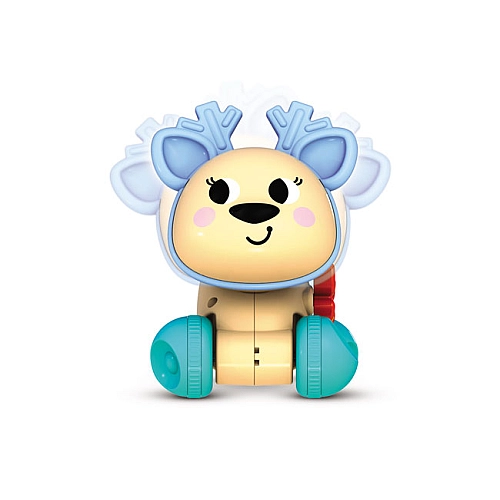 Каталочка Kids Hits Олень з рухливою головою та шнурком для тягнення KH22/003