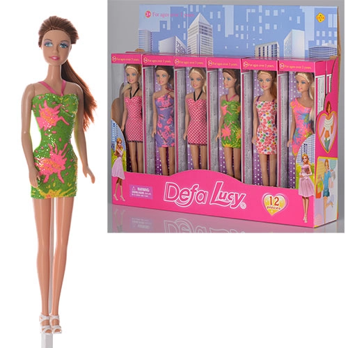 Лялька Defa Lucy Сучасна дівчина у яскравій сукні, 29 см