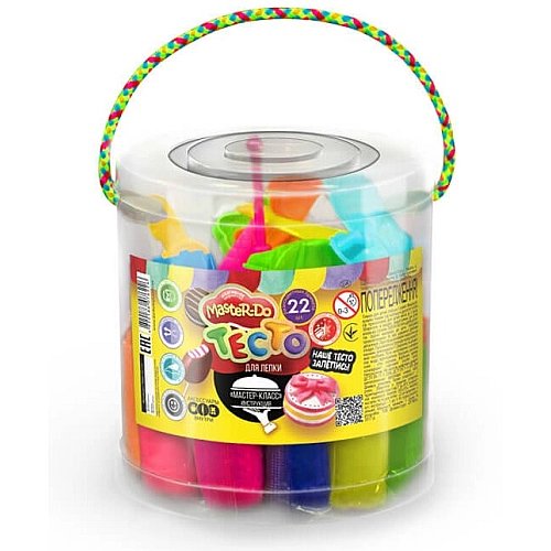 Тісто для ліплення "Master Do" тубус 22 кольори TMD-01-04