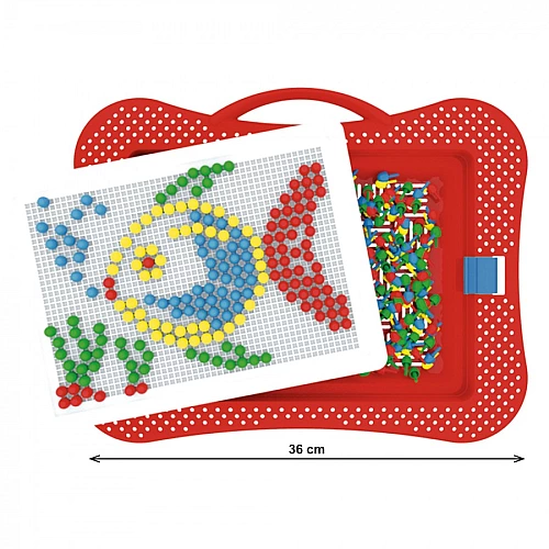 Мозаїка 4 ТехноК (арт. 3367) на 340 деталей у зручному пеналі-саквояжі для дітей від 5 років