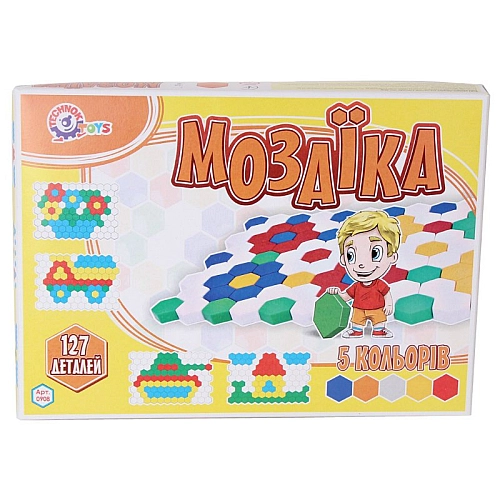 Мозаїка для малюків 127 елементів (20мм) 0908