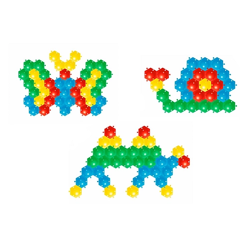 Іграшкова мозаїка-пазли "Бджілка ТехноК" - 52 деталі для творчості