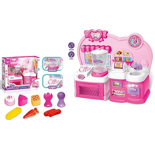 Іграшковий Набір "Кухня" 802-5/6, світло-звук, духовка, побутова техніка, продукти, кор.36*13, 5*32см