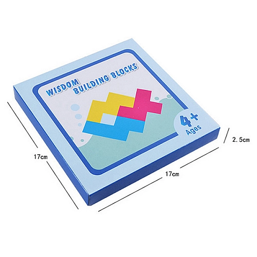 Дерев'яний Пентаміно: Геометричний Тетріс з натурального дерева, MD2460