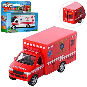 Машинка KS5259W метал, інер-я, 13см, відчин.