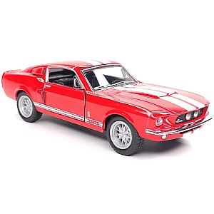 Модель машини Kinsmart 1:38 "1967 Shelby GT-500", інерційна, метал KT5372W / Червона