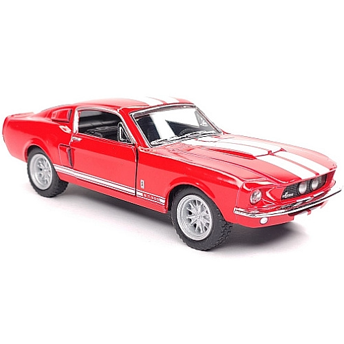 Модель машины Kinsmart 1:38 "1967 Shelby GT-500", инерционная, металл KT5372W / Красная